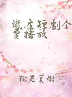 炽夜短剧全部免费播放