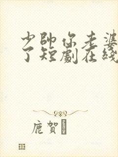 少帅你老婆又跑了短剧在线