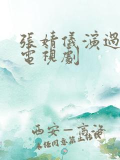 张婧仪演过哪些电视剧