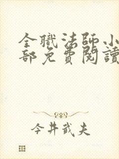 全职法师小说全部免费阅读