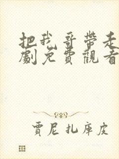 把我哥带走电视剧免费观看