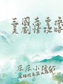 三国志曹操传完美剧情攻略