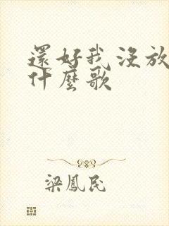 还好我没放弃是什么歌