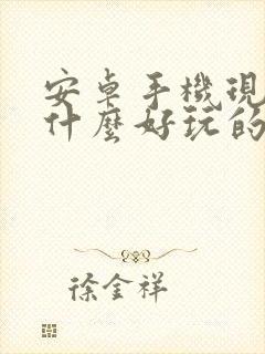 安卓手机现在有什么好玩的游戏