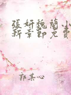 张妍魏兰小说最新章节免费阅读