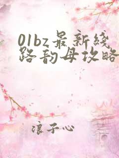 01bz最新线路韵母攻略