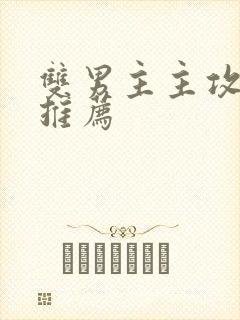 双男主主攻小说推荐