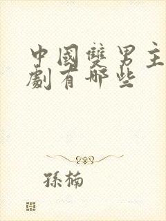 中国双男主电视剧有哪些