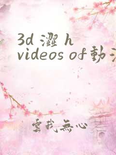 3d 涩 h videos of动漫