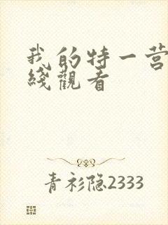 我的特一营 在线观看