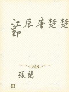 江辰唐楚楚全章节