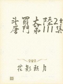 斗罗大陆2绝世唐门第111集