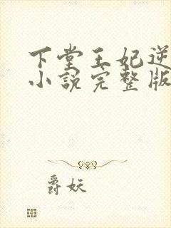 下堂王妃逆袭记小说完整版txt