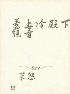 惹上冷殿下免费观看