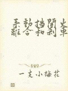 手动挡开火要踩离合和刹车吗