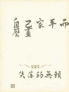 自己家平面图怎么画