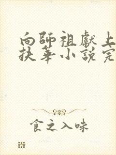 向师祖献上咸鱼扶华小说完全版