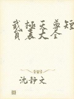 武极天尊短剧演员表大全