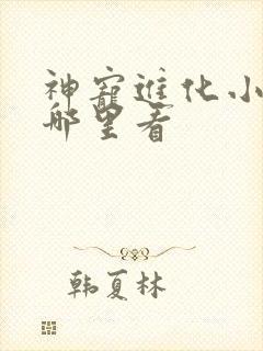 神宠进化小说在哪里看