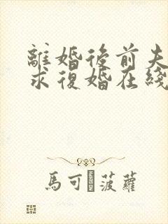 离婚后前夫哭着求复婚在线阅读全文免费