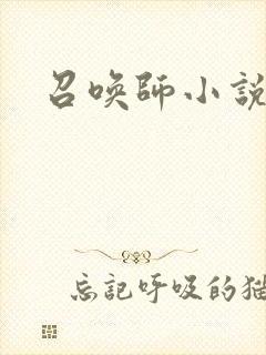 召唤师小说推荐