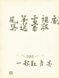 风筝电视剧51集送审版