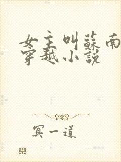 女主叫苏南清的穿越小说