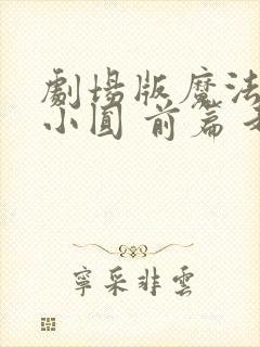 剧场版魔法少女小圆 前篇 起始的故事