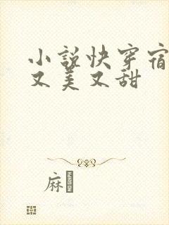 小说快穿宿主她又美又甜