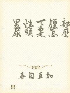 男性下腹部胀痛尿频是怎么回事