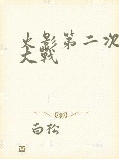 火影第二次忍界大战