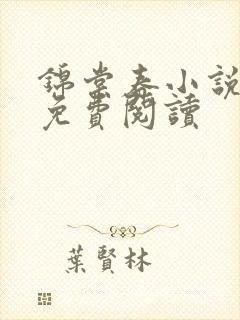 锦棠春小说全文免费阅读