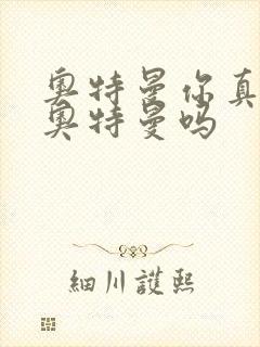 奥特曼你真的是奥特曼吗