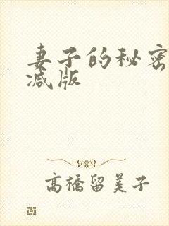 妻子的秘密未删减版