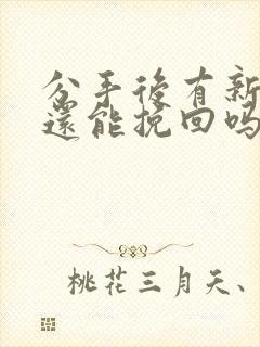 分手后有新欢了还能挽回吗