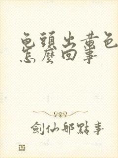 龟头出黄色液体怎么回事