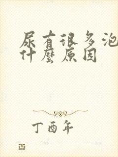 尿有很多泡泡是什么原因