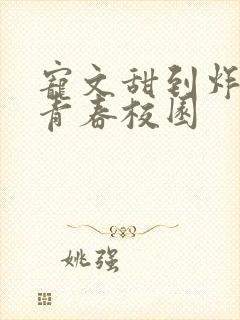 宠文甜到炸无虐青春校园