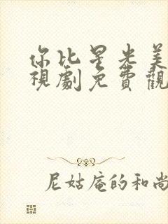 你比星光美丽电视剧免费观看策驰影院