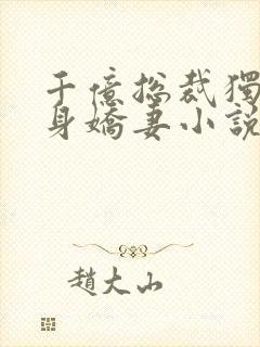 千亿总裁独宠替身娇妻小说