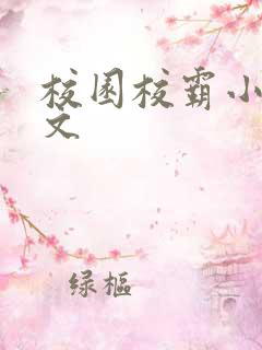 校园校霸小说甜文