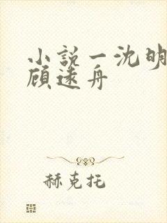 小说一沈明月,顾远舟