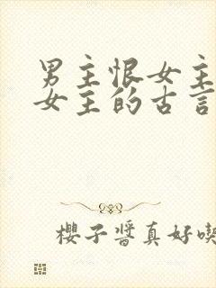 男主恨女主惩罚女主的古言