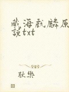 藏海戏麟原著小说txt