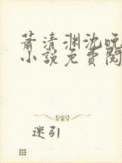 萧清渊沈晚棠的小说免费阅读