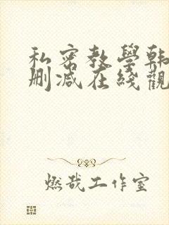 私密教学韩漫无删减在线观看