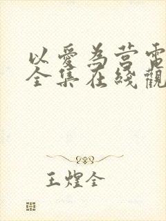 以爱为营电视剧全集在线观看免费