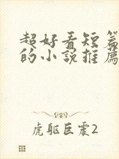 超好看短篇言情的小说推荐