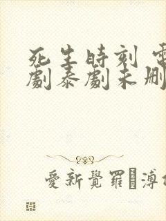 死生时刻 电视剧泰剧未删减版