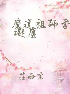 魔道祖师香炉篇 避尘